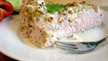 Рецепт Запеченной рыбки под шубой из пармезана и хлебной крошки