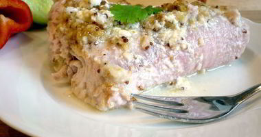 Рецепт Запеченной рыбки под шубой из пармезана и хлебной крошки