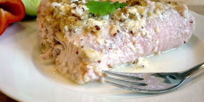 Рецепт Запеченной рыбки под шубой из пармезана и хлебной крошки