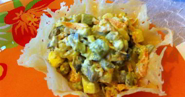 Рецепт Салата с кукурузой и грибами