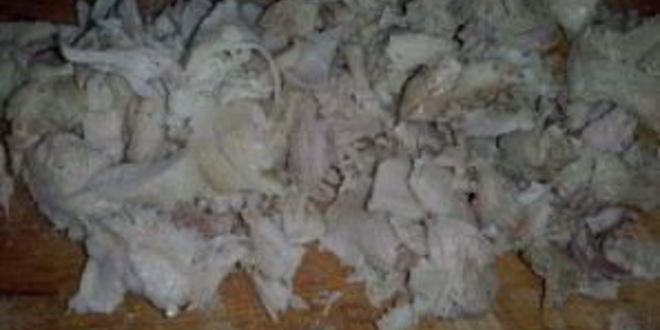 Рецепт салата с курицей, омлетом и корейской морковью