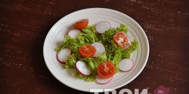 Рецепт салата с мясными шариками и овощами