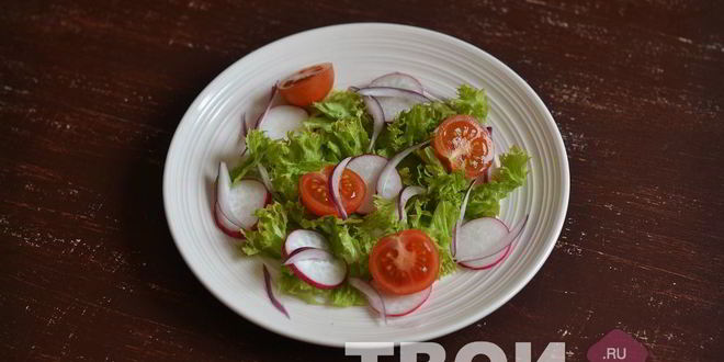 Рецепт салата с мясными шариками и овощами