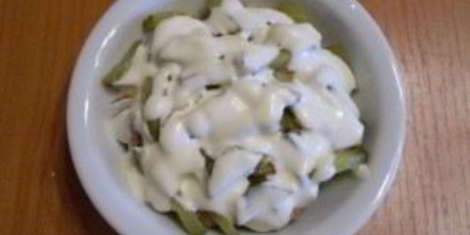 Рецепт салата с печенью куриной слоеный