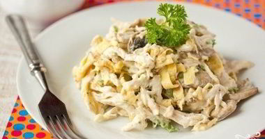 Рецепт Салата с вареной курицей