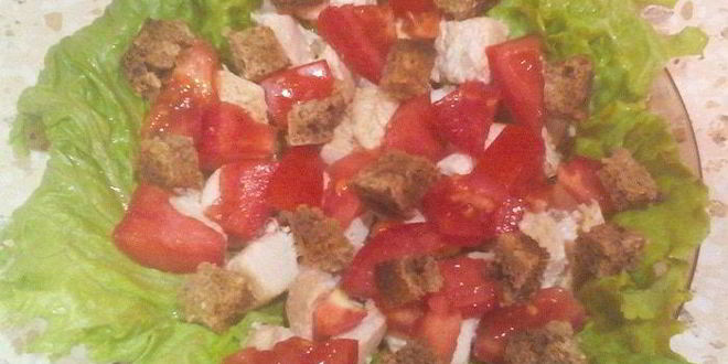 Рецепт летнего слима-цезаря с оригинальной заправкой