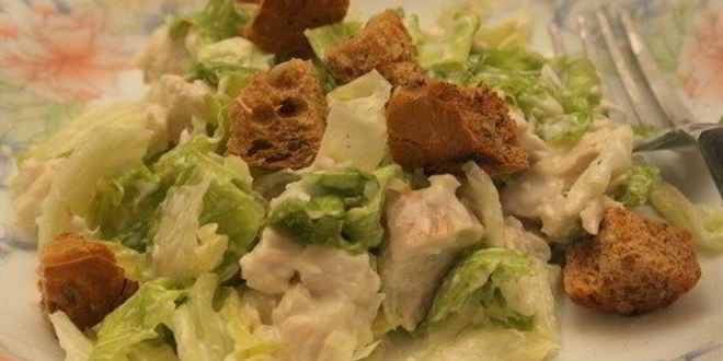 Рецепт Низкокалорийного салата Цезарь