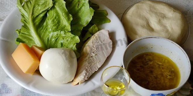 Рецепт пиццы цезарь в духовке на дрожжевом тесте