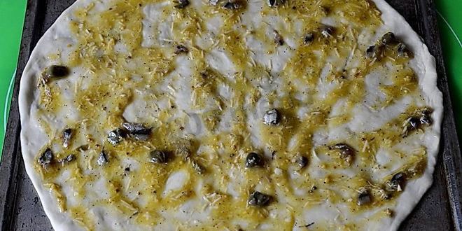 Рецепт пиццы цезарь в духовке на дрожжевом тесте