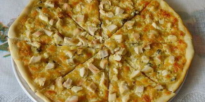 Рецепт пиццы цезарь в духовке на дрожжевом тесте