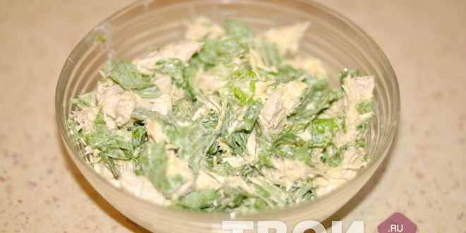 Рецепт роллов из лаваша цезарь
