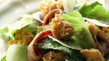 Рецепт Салата Цезарь с анчоусами