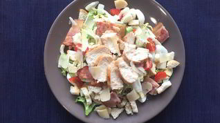 Рецепт Салата Цезарь с беконом
