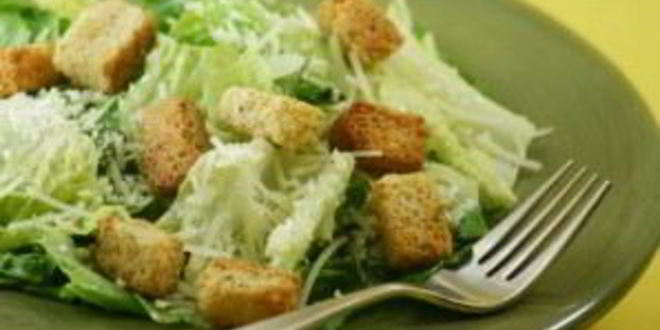 Рецепт салата цезарь с капустой