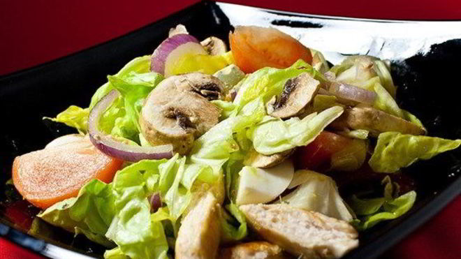 Рецепт салата цезарь с портобелло