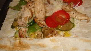 Рецепт Салата Цезарь в лаваше