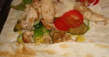 Рецепт Салата Цезарь в лаваше