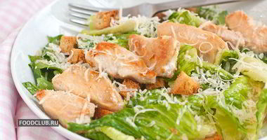 Рецепт Цезаря с курицей