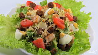 Рецепт Цезаря со свининой