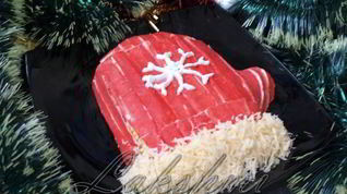 Рецепт Салата Варежка Деда Мороза