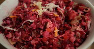 Рецепт Литовского винегрета с грибами