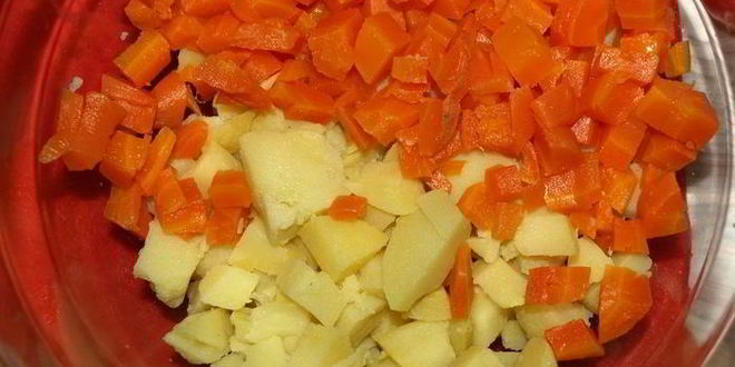 Рецепт старорусского винегрета с судаком