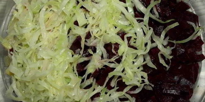 Рецепт старорусского винегрета с судаком