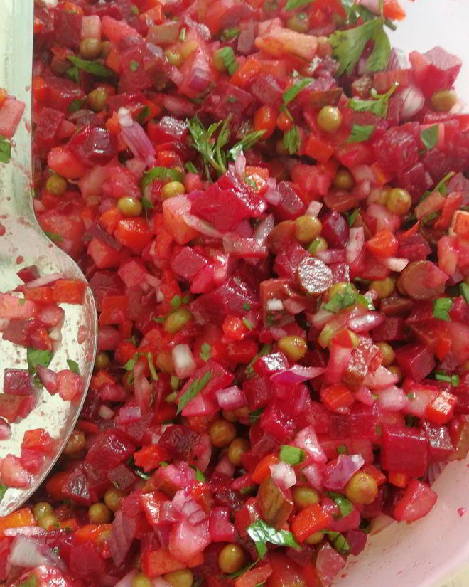 Рецепт винегрета из овощей