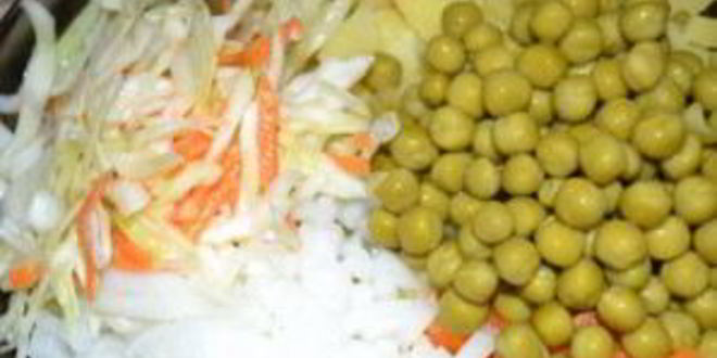 Рецепт винегрета классического с горошком