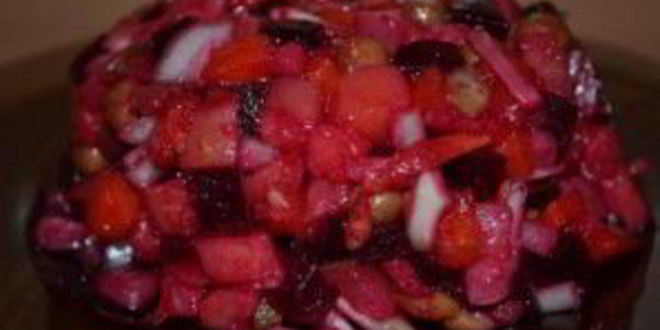 Рецепт винегрета классического с горошком