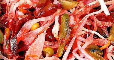 Рецепт Винегрета с фасолью и шампиньонами