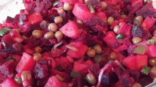 Рецепт Винегрета с горошком