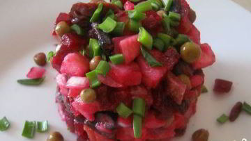 Рецепт Винегрета с грибами