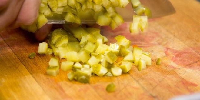 Рецепт винегрета с квашеной капустой и горошком