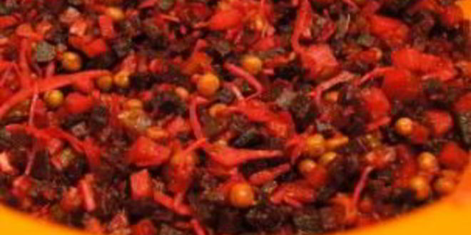 Рецепт винегрета с квашеной капустой