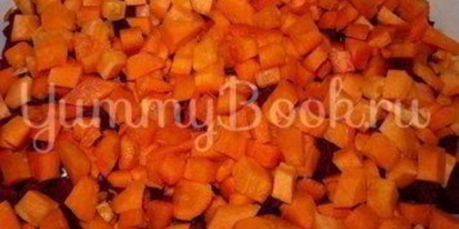 Рецепт винегрета с сельдью и консервированной фасолью