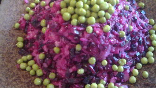 Рецепт винегрета со шпротами