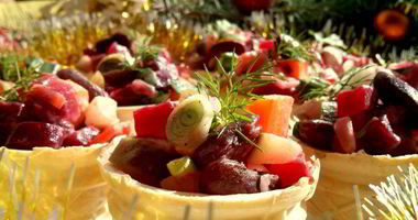 Рецепт Винегрета в тарталетках