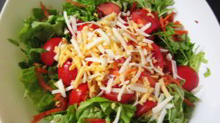 Рецепт Зеленого итальянского салата с соусом винегрет