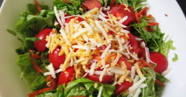 Рецепт Зеленого итальянского салата с соусом винегрет