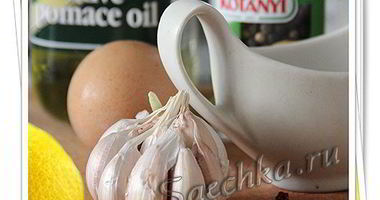 Рецепт Чесночного соуса Айоли