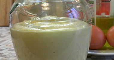 Рецепт Домашнего майонеза на оливковом масле и лимоне