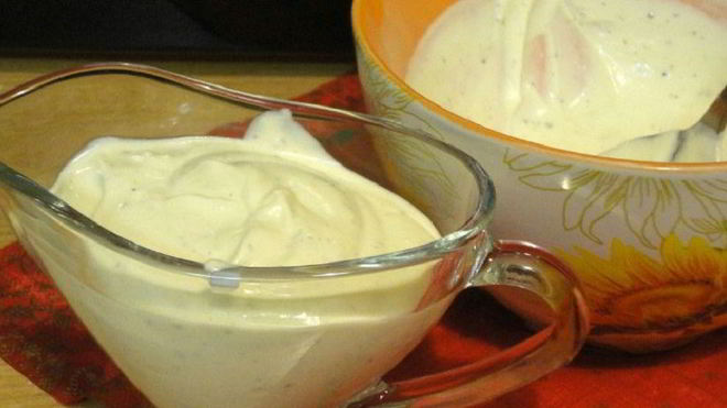 Рецепт майонеза из сметаны