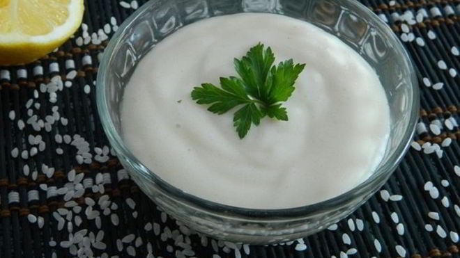 Рецепт вегетарианского рисового майонеза