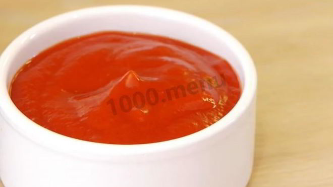 Рецепт кетчупа из томатной пасты домашний