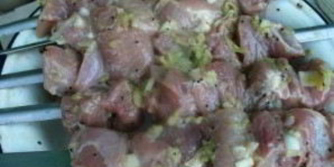 Рецепт быстрого маринада для свинины из киви