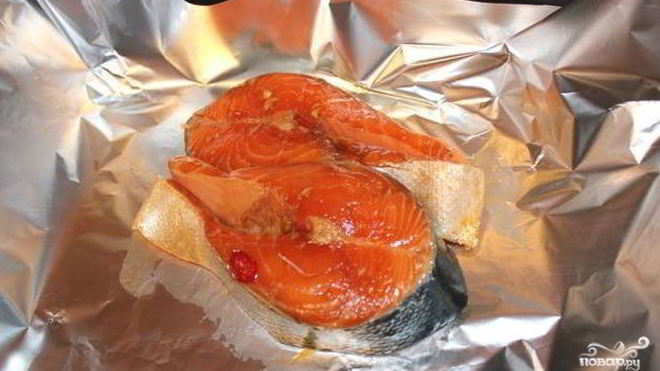 Рецепт маринада для лосося в духовке