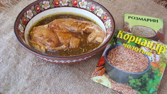 Рецепт маринада для мяса в духовке