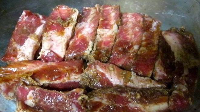 Рецепт маринада для ребрышек