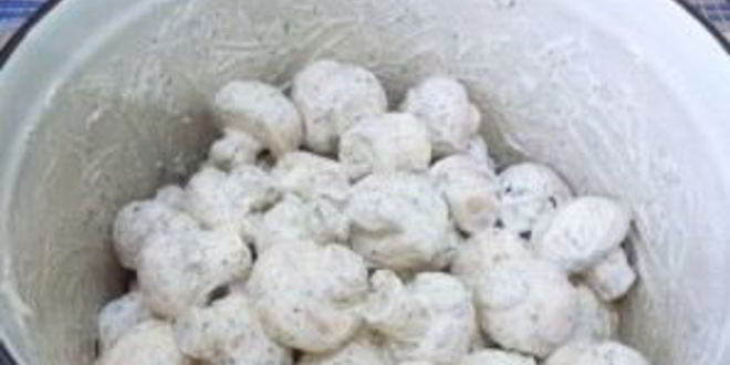 Рецепт маринада для шампиньонов на мангале